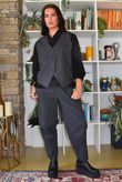 Burlington Stretch Carrot Leg Trouser Slate