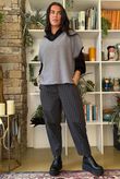 Burlington Stretch Carrot Leg Trouser Slate