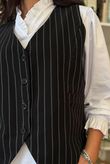 Burlington Stretch Waistcoat Black