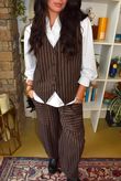 Burlington Stretch Waistcoat Coffee Bean