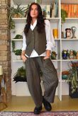 Burlington Stretch Waistcoat Dark Khaki