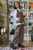 Burlington Stretch Waistcoat Earth