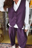 Burlington Stretch Waistcoat Fig