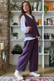 Burlington Stretch Waistcoat Fig
