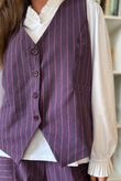 Burlington Stretch Waistcoat Fig