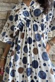 Calista Tie Back Dress Blues