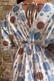 Calista Tie Back Dress Light Blues