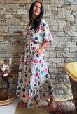 Calista Tie Back Dress Multi