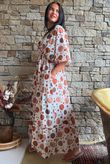 Calista Tie Back Dress Naturals  