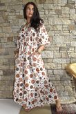 Calista Tie Back Dress Naturals  
