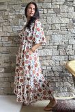 Calista Tie Back Dress Naturals  