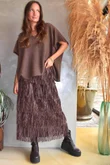 Cha Cha Tube Skirt Chocolate