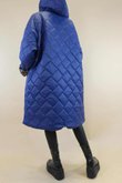 Chester Hooded Long Padded Coat Royal Blue 