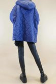 Chester Hooded Short Padded Coat Royal Blue 