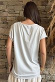 Classic Cotton Cap Sleeve Tee Dove