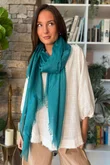 Classic Portobello Scarf Persian Green **