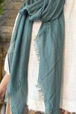 Classic Portobello Scarf Sea Green /20
