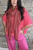 Conrad Box Cotton Knit Hot Pink 