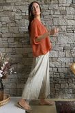 Conrad Box Cotton Knit Rust