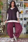 Conrad Cap Sleeve Tank Aubergine 