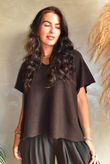 Conrad Cap Sleeve Tank Coffee Bean