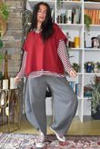 Conrad Cap Sleeve Tank Morello