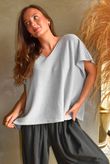 Conrad Cap Sleeve Tank Pearl
