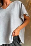 Conrad Cap Sleeve Tank Pearl