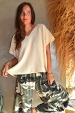 Conrad Cap Sleeve Tank Vanilla