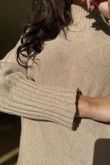 Conrad Classic Turtle Neck Knit Oatmeal