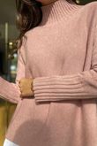 Conrad Classic Turtle Neck Knit Rose Marl /15=