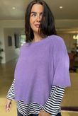 Conrad Layer Knit Amethyst