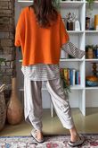 Conrad Layer Knit Aperol