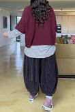 Conrad Layer Knit Burgundy