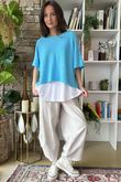 Conrad Layer Knit Capri Blue 