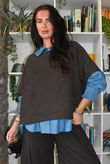 Conrad Layer Knit Chocolate 