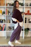 Conrad Layer Knit Damson
