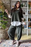 Conrad Layer Knit Deep Khaki