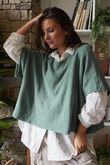 Conrad Layer Knit Deep Sage Marl