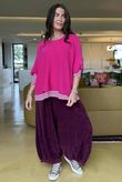 Conrad Layer Knit Hot Pink