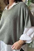 Conrad Layer Knit Khaki
