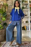 Conrad Layer Knit Lapis 