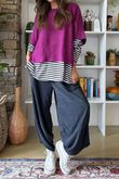 Conrad Layer Knit Magenta