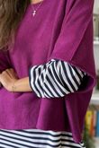 Conrad Layer Knit Magenta