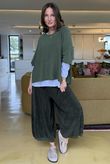 Conrad Layer Knit Moss