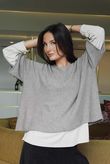 Conrad Layer Knit Oatmeal Marl