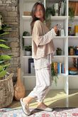 Conrad Layer Knit Oatmeal Marl