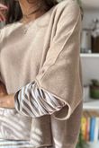 Conrad Layer Knit Oatmeal Marl