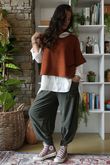 Conrad Layer Knit Rust