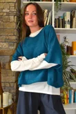 Conrad Layer Knit Teal
